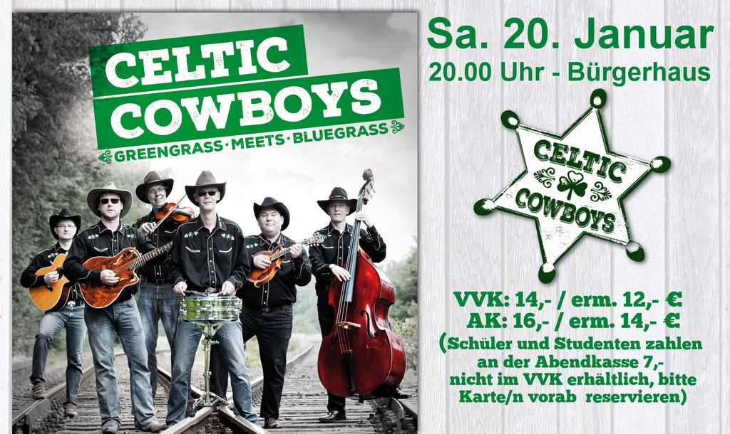 Celtic Cowboys - greengrass meets bluegrass