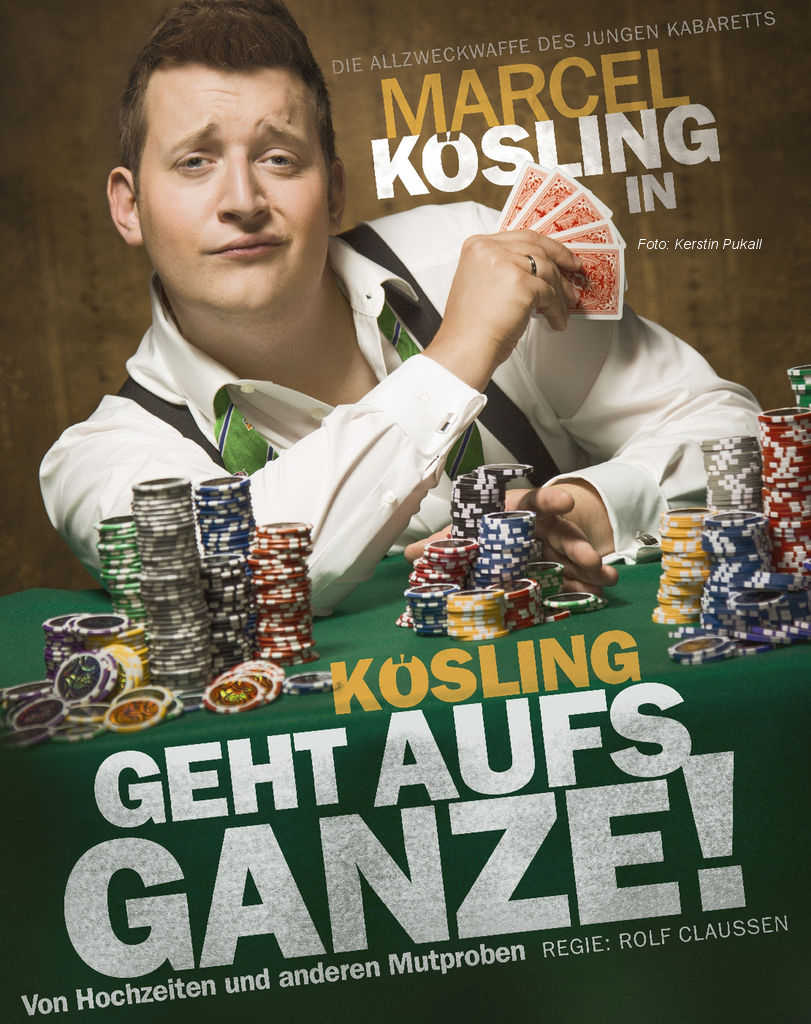 Marcel Kösling in Kösling geht aufs Ganze - am 26. Mai um 20.00 Uhr im Alvesloher Bürgerhaus - Foto: Kerstin Pukall