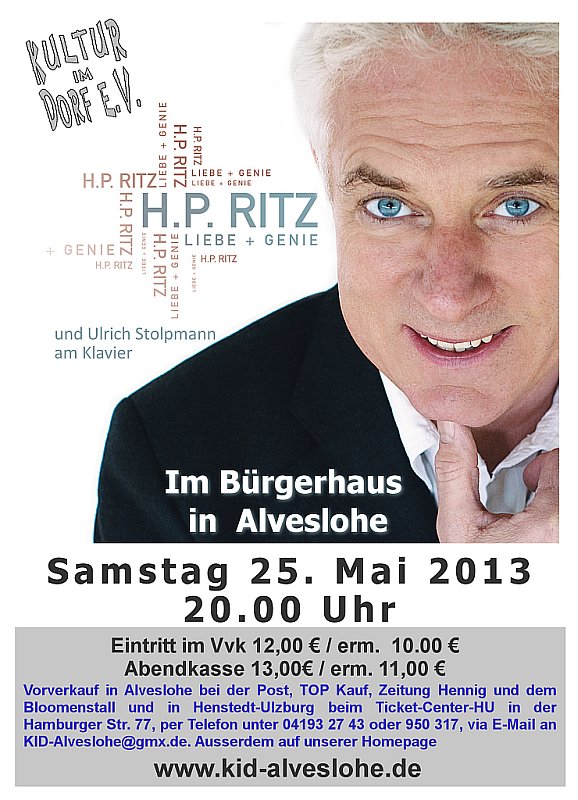 Hans-Peter Ritz mit Seinem Program 