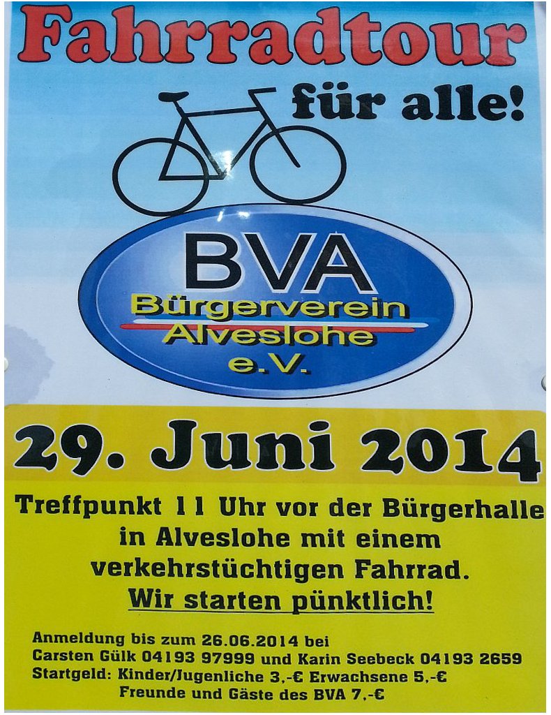 BVA Fahrrad-Tour