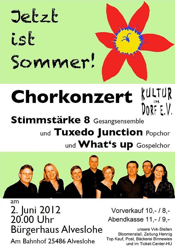 Chor-Konzert mit 2 Chören ein Ensemble - 1 Konzert