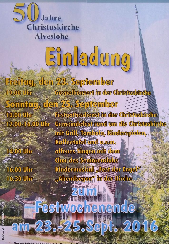 Alvesloher Kirchweihfest vom 23. - 25. September