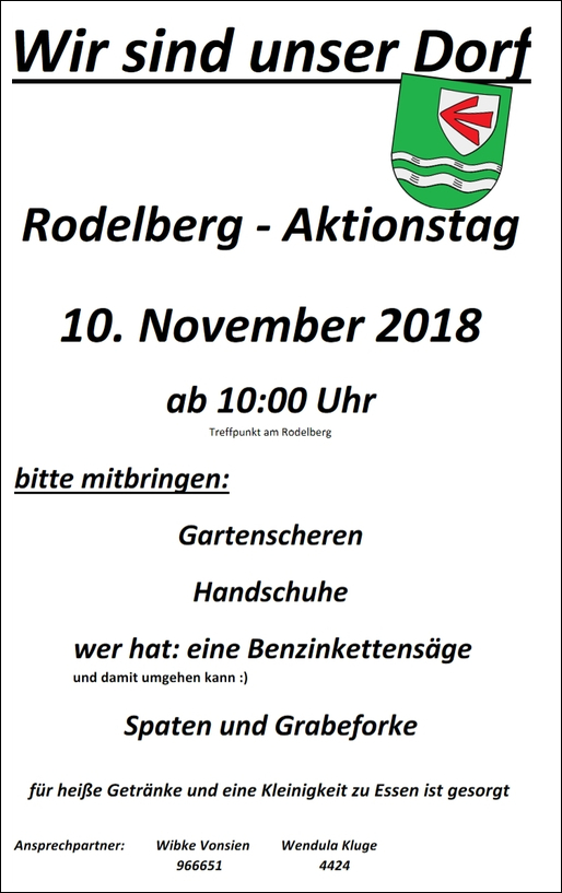 Rodelberg-Aktionstag