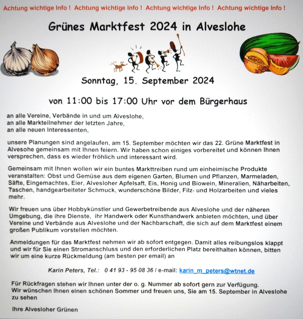 Grünes Marktfest 2024