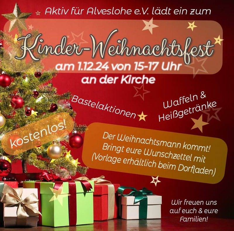 Kinder-Weihnachtsfest